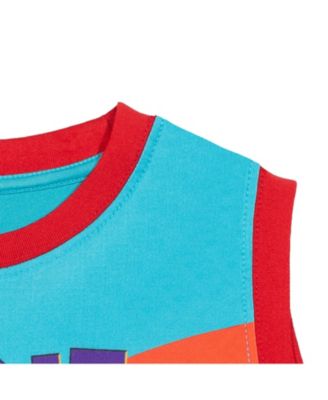 Boys Looney Tunes Athletic Tank Top Mesh Shorts