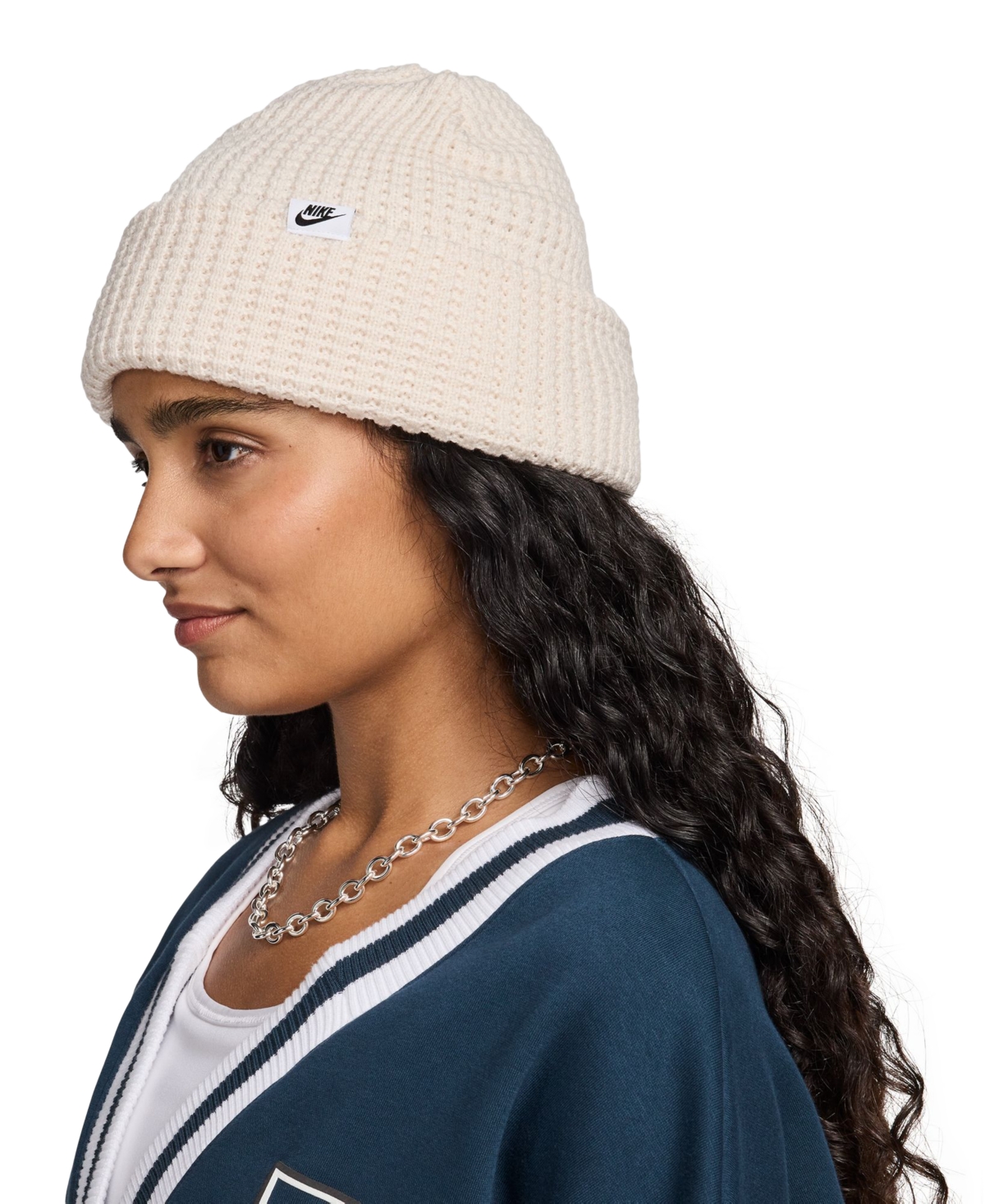 NIKE UNISEX PEAK WAFFLE KNIT BEANIE