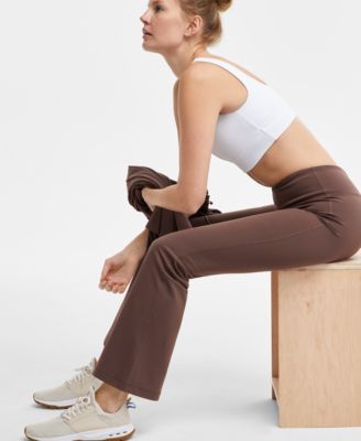 Women's Studio High Rise Flare Leggings, Created for Macy's