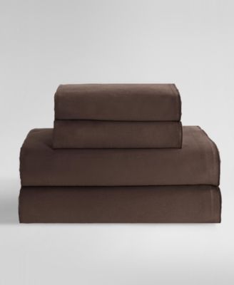 Pearl Edge 300 Thread Count Cotton Sateen 4-Pc. Sheet Set, Queen