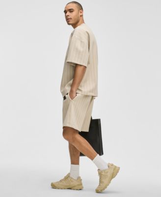 Men's Regular-Fit Pinstripe 7" Shorts, Exclusively at Macy's 