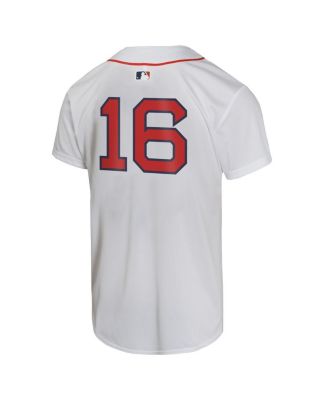 Big Boys and Girls Jarren Duran White Boston Red Sox Home Player Game Jersey
