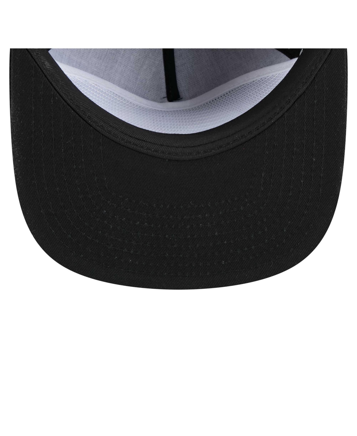 New Era Men's Black San Francisco 49ers B-Dub Golfer Snapback Hat