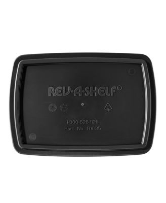 Polymer Replacement 35 qt. Trash Bin, Black, 2 Pack, RV-35-18-2