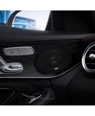 7'' x 10'' Four-Way Quadriaxial Car Speakers, 500W, Black (Pair)