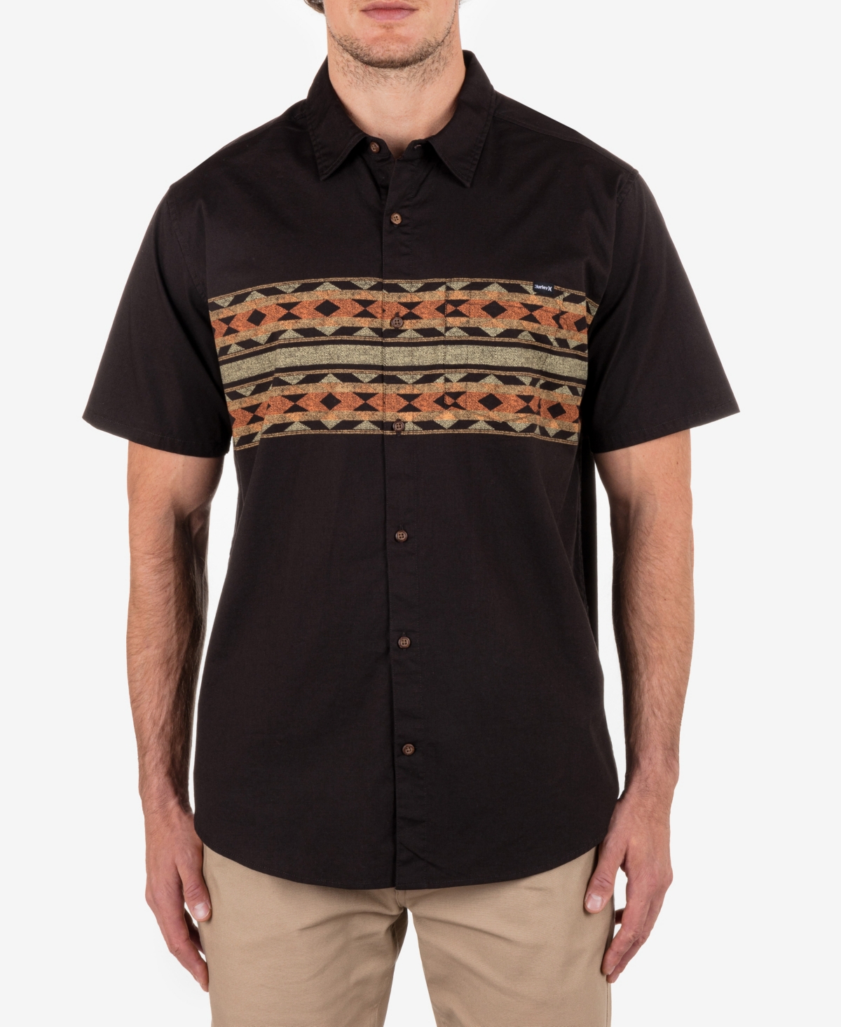 Men's One and Only Lido Stretch Short Sleeves Shirt - Khaki