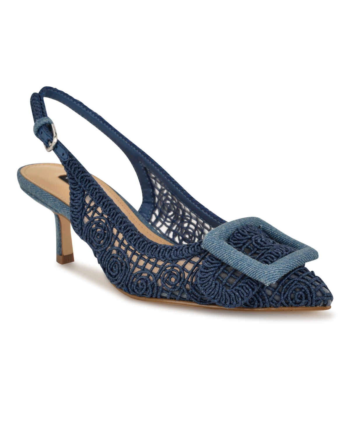 Nine West Nolla Pointed Toe Pump In Blue