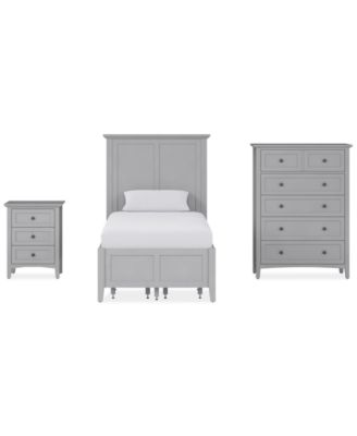 Hedworth Twin 3-Pc. Set (Bed, Chest & Nightstand)