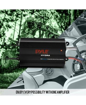 4-Channel Bluetooth Marine Amplifier Kit, Waterproof, 1200W