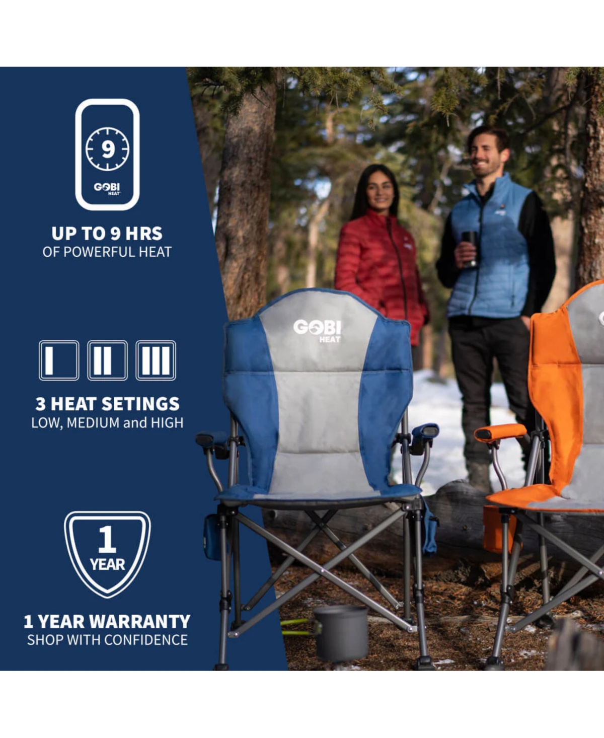 Gobi Heat Terrain Heated Camping Chair by