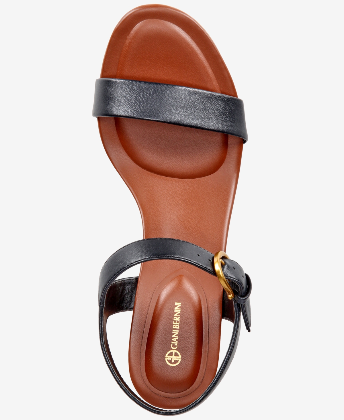 Giani Bernini Women's Hadleyy Memory Foam Cylinder Stacked Block Heel Dress Sandals, Created For Macy's In Black