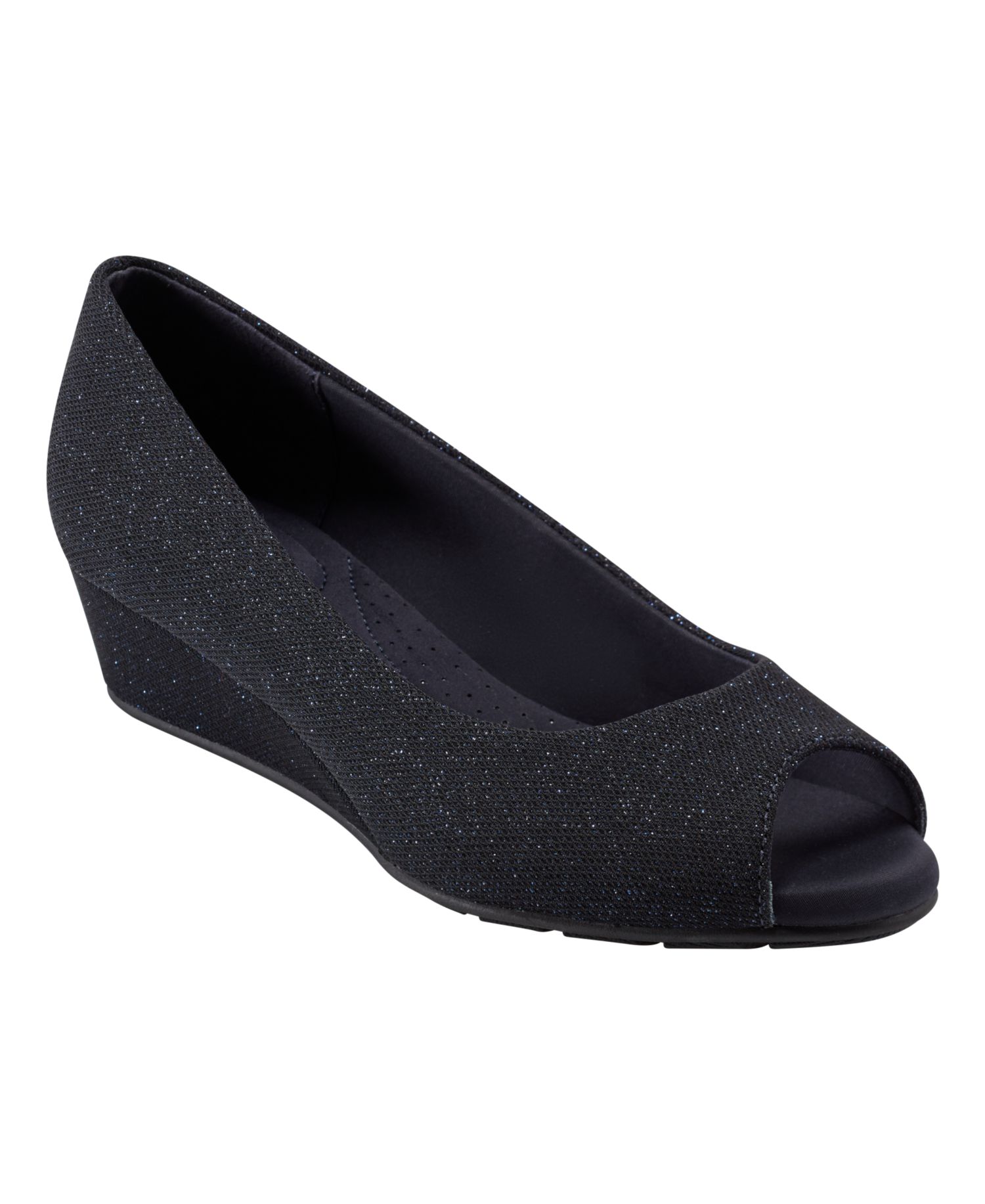 Women's Candra Low Wedge Peep Toe Dress Pumps