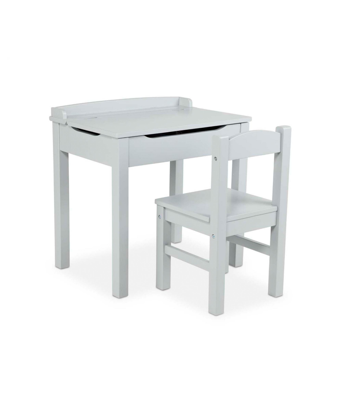 Melissa & Doug Wooden Lift-top Desk And Chair In Multicolor