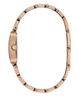 Women's Analog Rose Gold Tone Steel Watch, 22mm