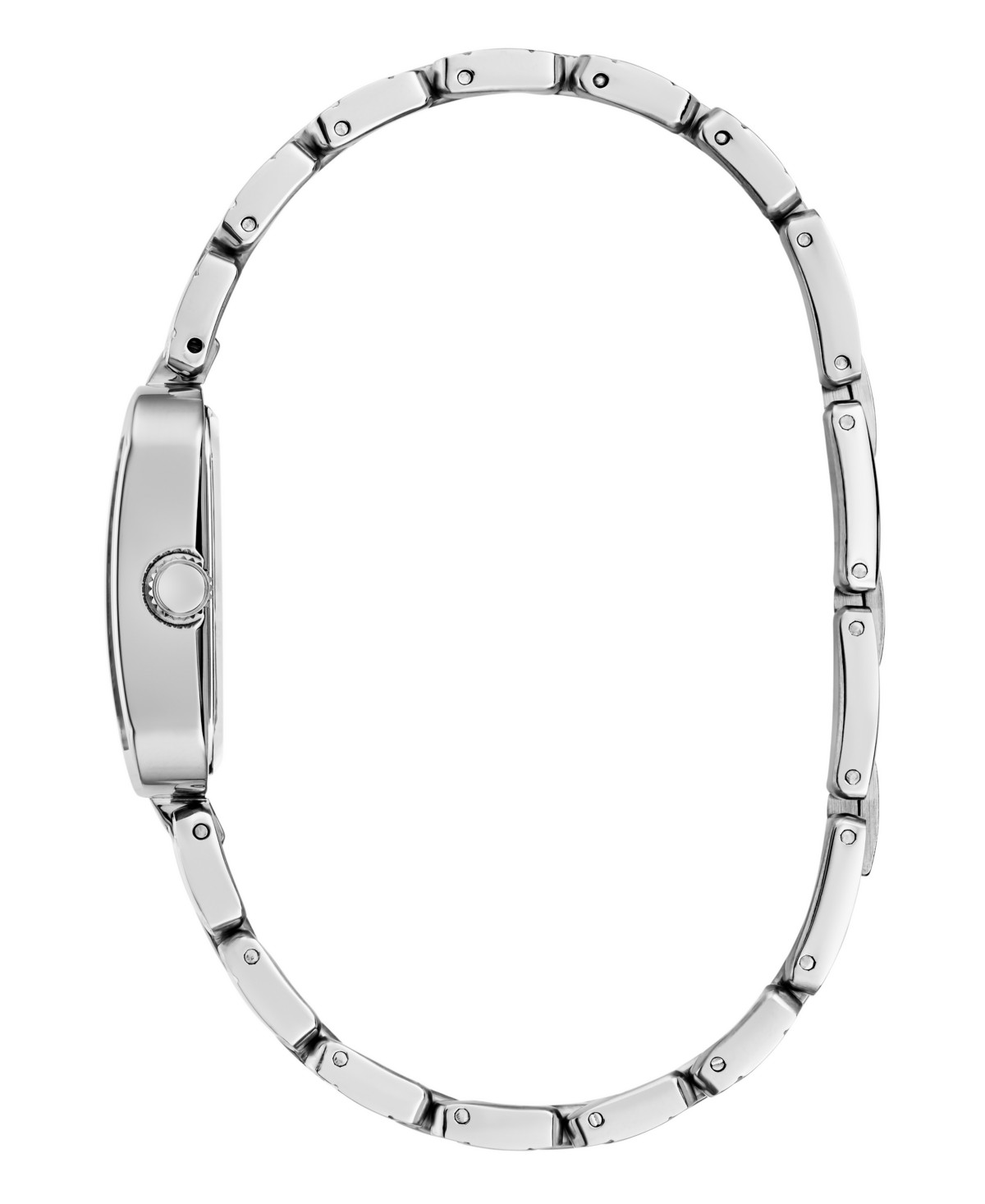 Женские часы GUESS с серебристым стальным браслетом, 22 мм — фото 3