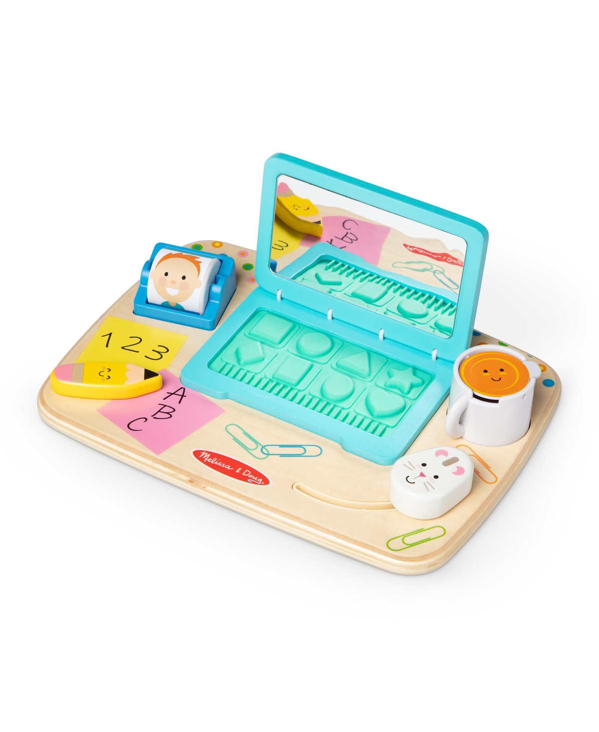 Melissa & Doug Work Play Desktop Activity Board In Multi
