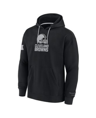 Men's Black Cleveland Browns Elements Pace Fleece Pullover Hoodie