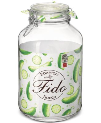 Fido 135.25-Oz. Glass Jars, Set of 6