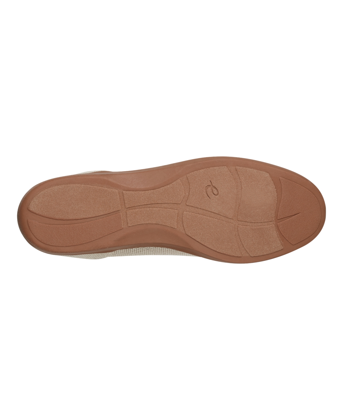 Easy Spirit Devitt Flat In Beige,gold Knit