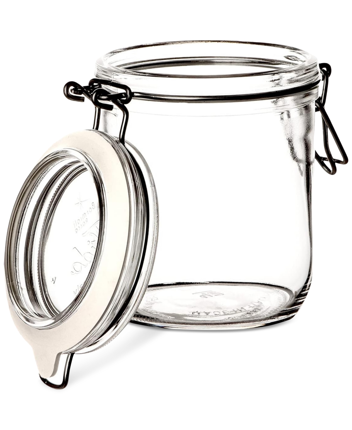 Bormioli Rocco Fido Cylinder 25.25-oz. Glass Jars, Set Of 6 In Clear