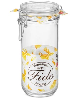 Fido 33.75-Oz. Glass Cylinder Jar, Set of 6