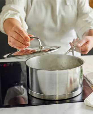 Atlantis 3.2-Qt. Stainless Steel Saucepan & Lid