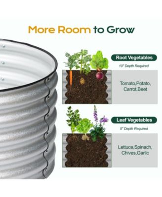 Aluzinc Material Modular Metal Raised Garden Bed