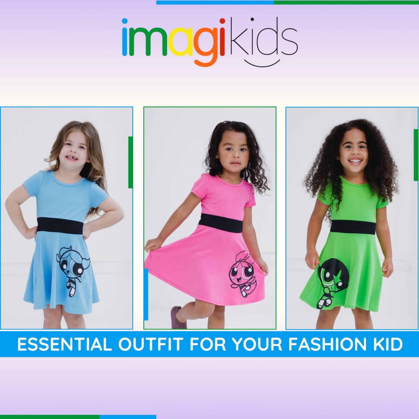 Платье Powerpuff Girls The Powerpuff The Powerpuff Cosplay Dress to (2T - 14-16 для девочек-малышей, цвет: Розовый — фото 3