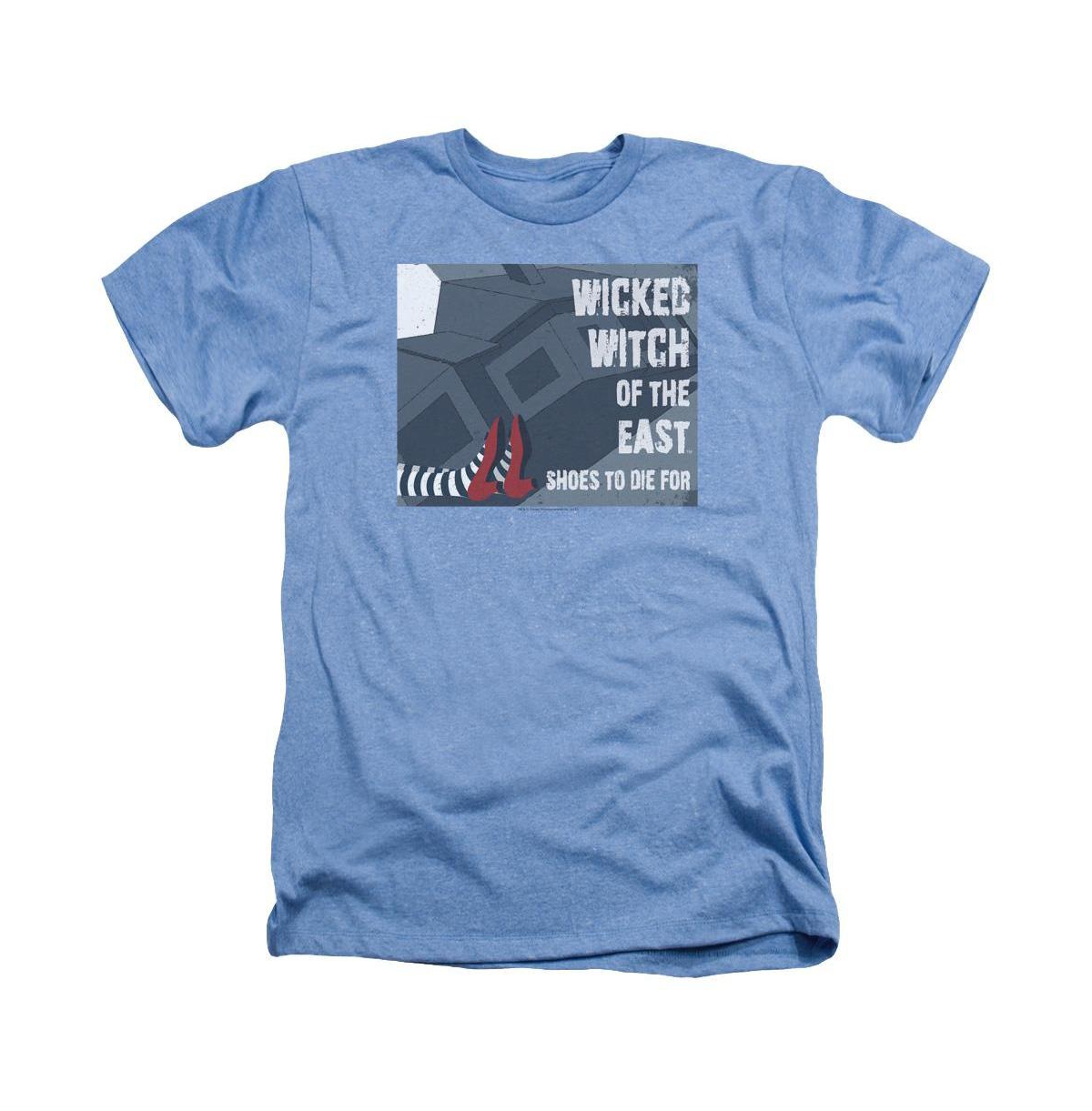 Men's Shoes To Die For Adult Heather Tee / T-Shirt - Bright blue