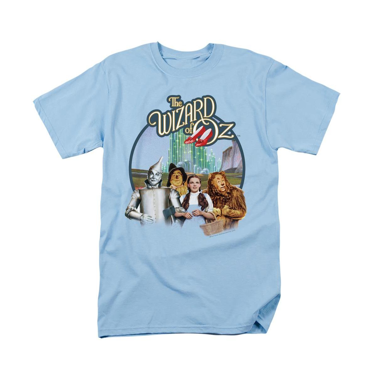 Mens Were Off To See Wizard Short Sleeve Adult Tee / T-Shirt - Bright blue