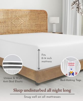 Cool Percale Organic Cotton Fitted Sheet Only, Twin XL