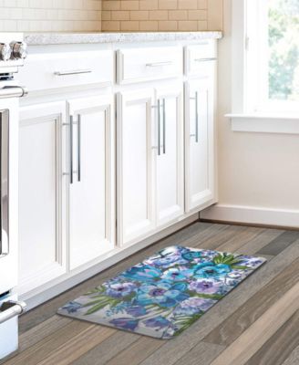 Posies Anti-Fatigue Kitchen Mat, 20" x 30"