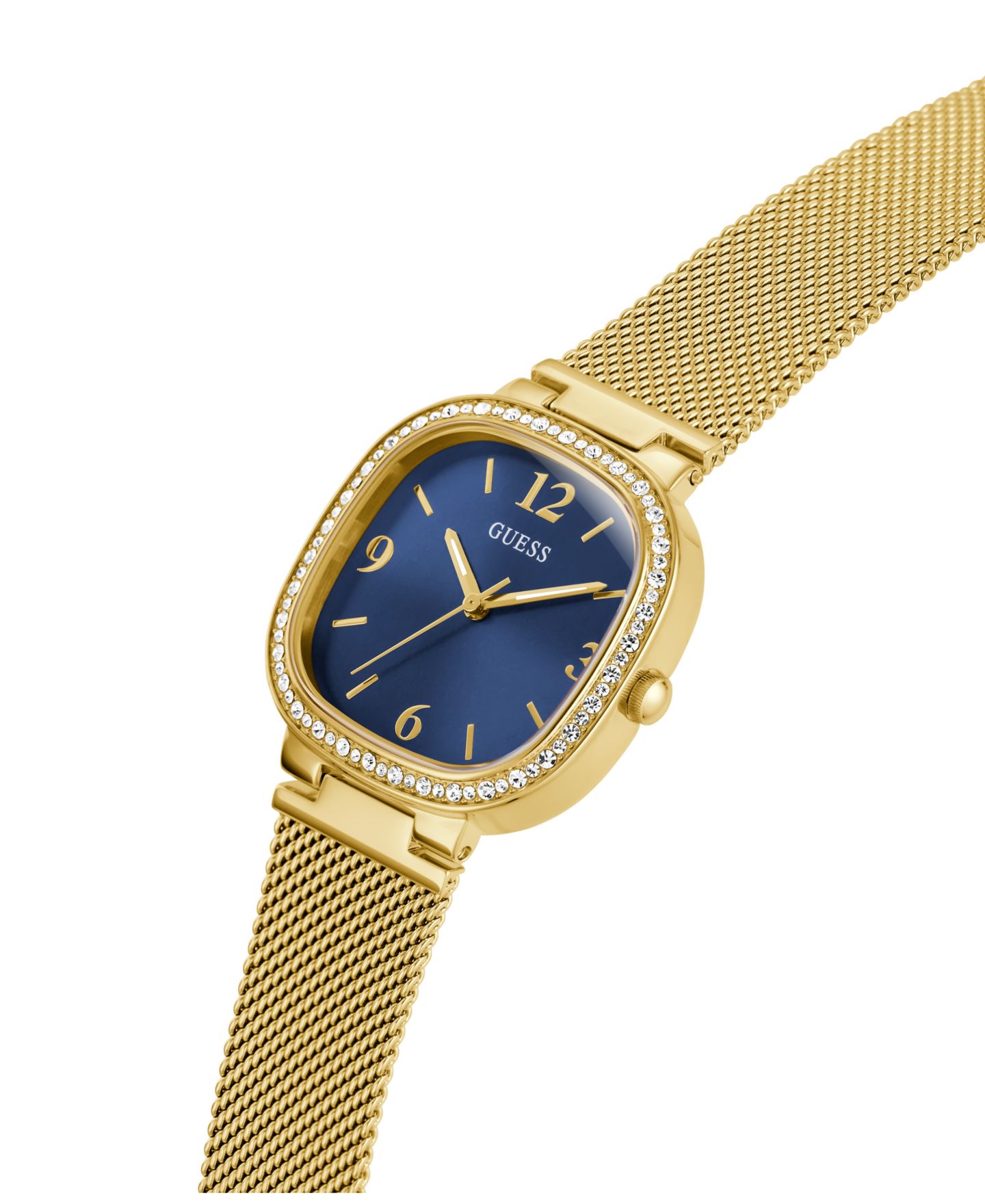 Женские часы GUESS Gold-Tone Mesh Bracelet Watch, 32mm — фото 4