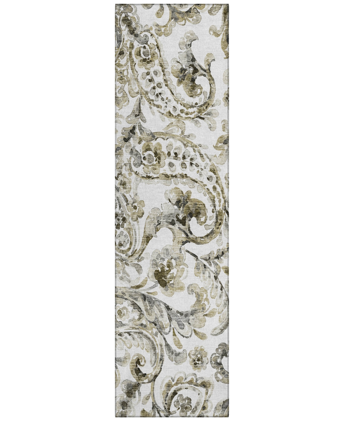 Addison Chantille Acn835 2'3"x7'6" Runner Area Rug In Brown