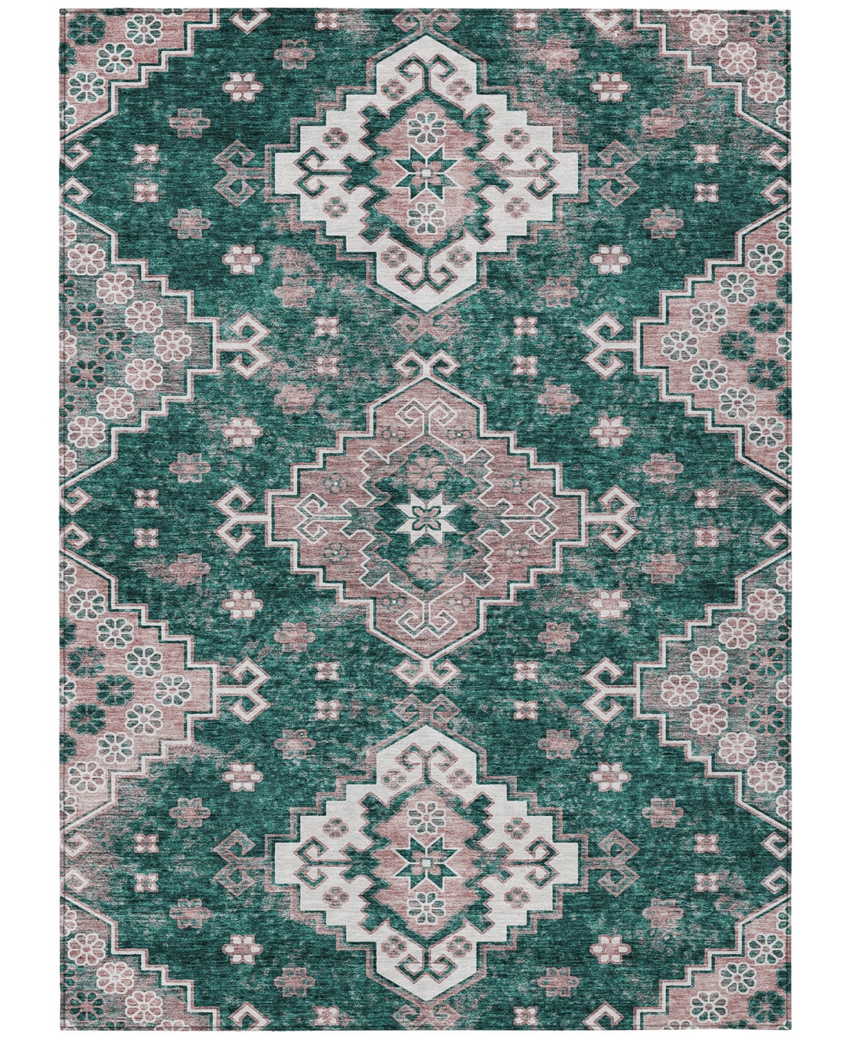 Addison Chantille Acn846 5'x7'6" Area Rug In Jade