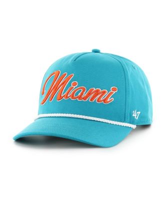'47 Brand - Men's Aqua Miami Dolphins Overhand Hitch Adjustable Hat