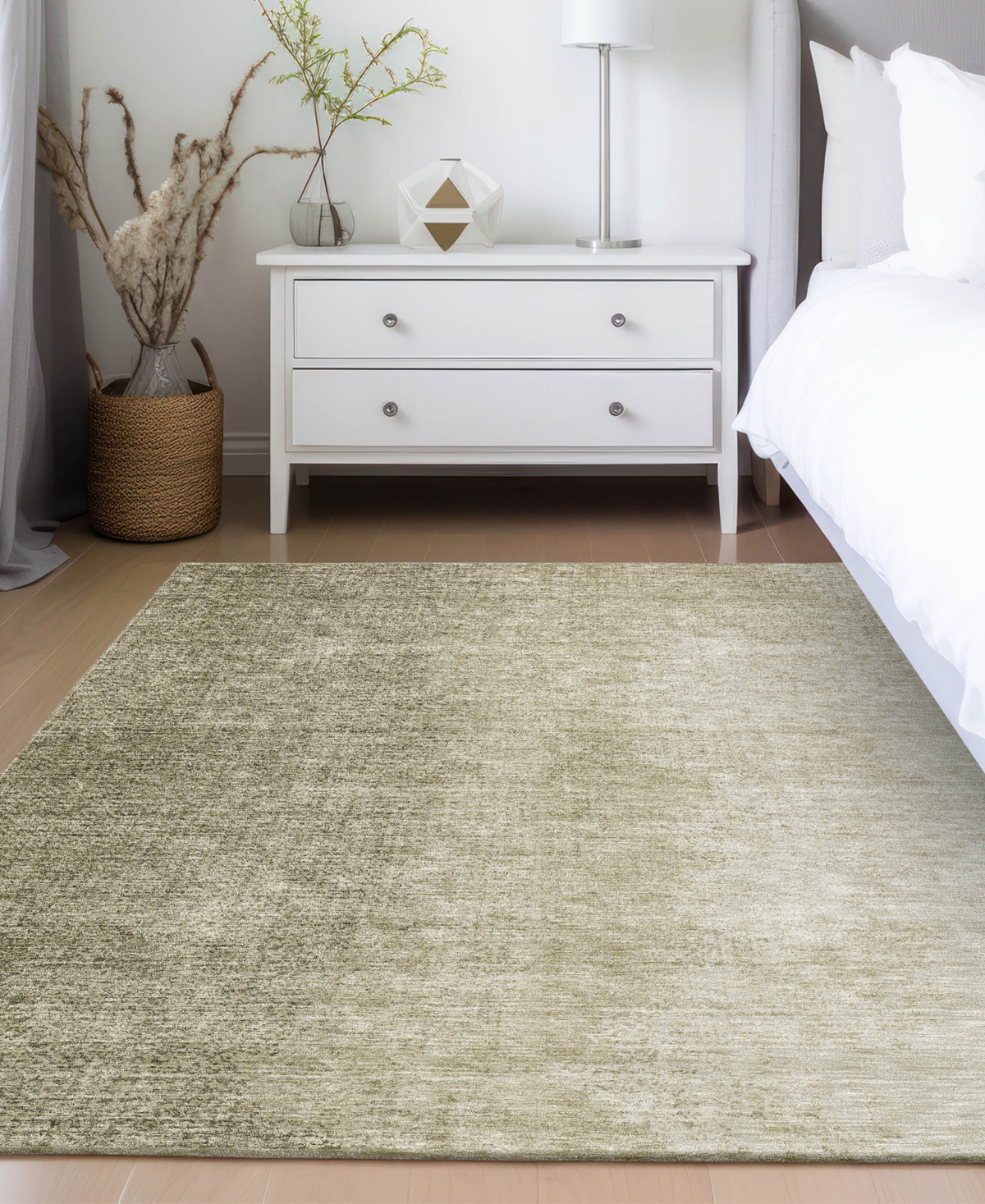 Addison Chantille Machine Washable Acn822 5'x7'6" Area Rug In Brown