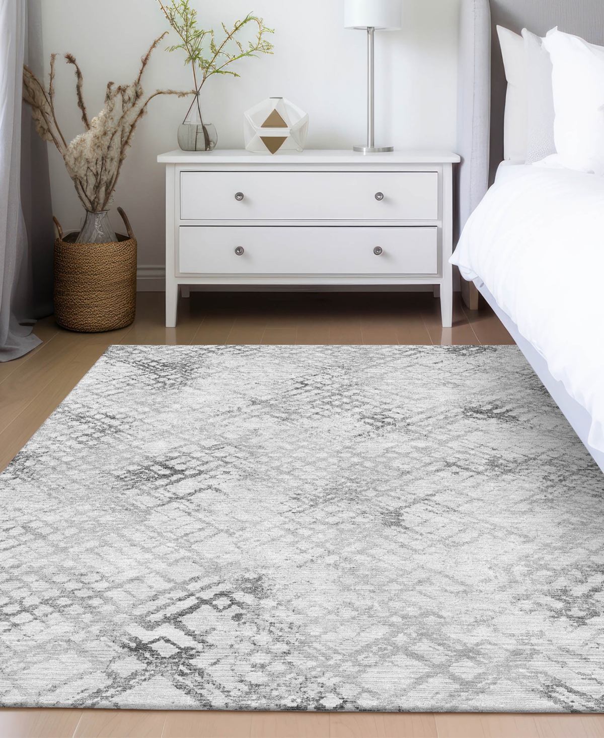 Addison Chantille Acn824 5'x7'6" Area Rug In Gray