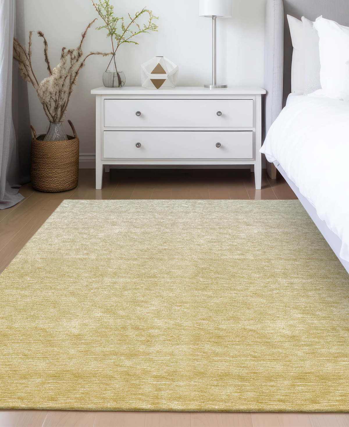 Addison Chantille Acn833 8'x10' Area Rug In Wheat