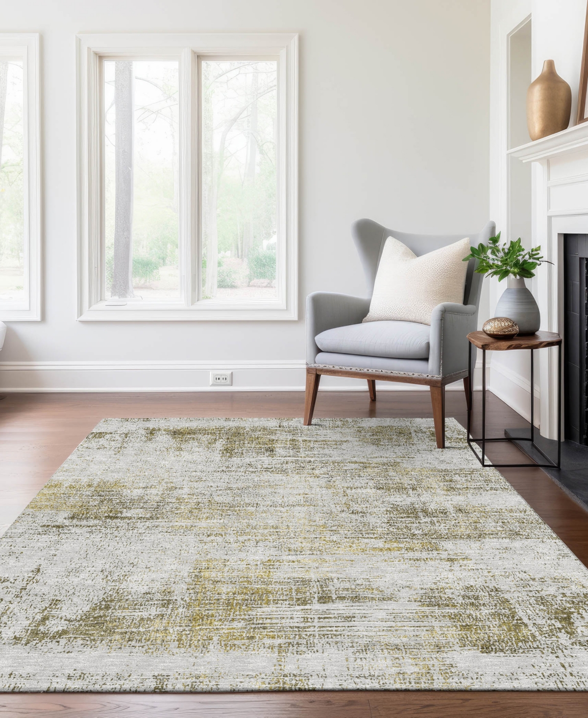 Addison Chantille Acn838 9'x12' Area Rug In Bone