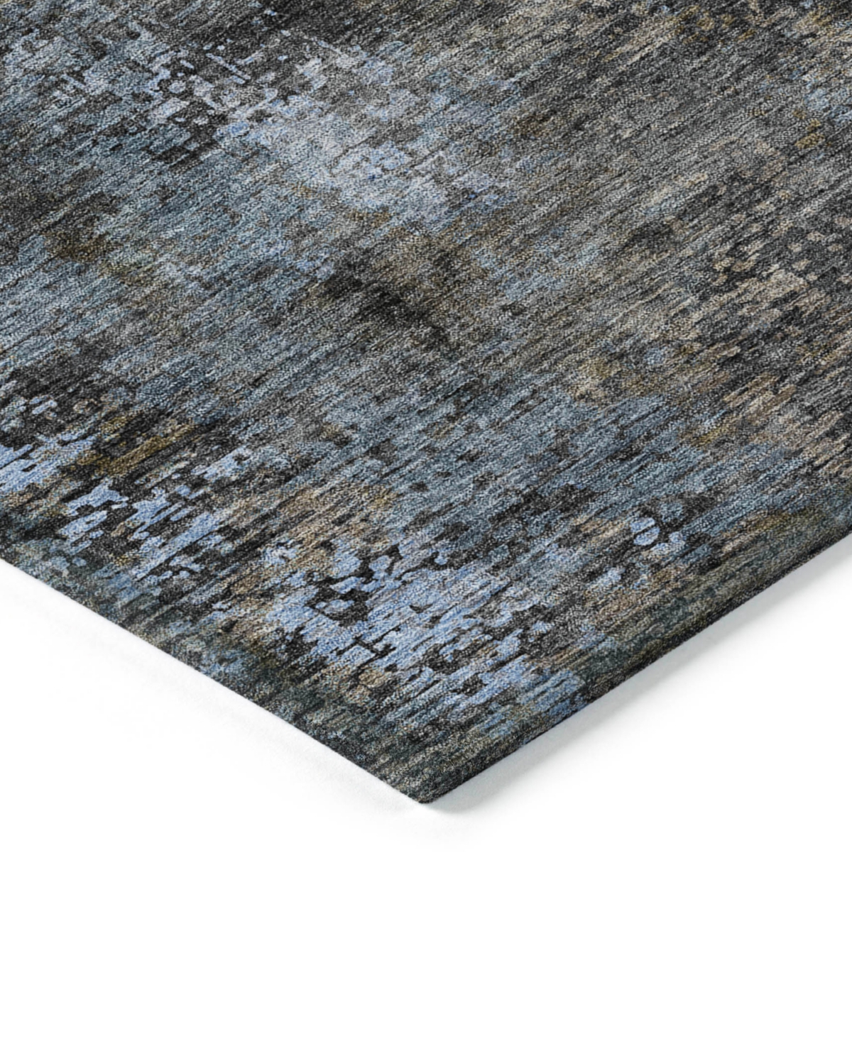 Addison Chantille Acn815 2'3"x7'6" Runner Area Rug In Slate,blue