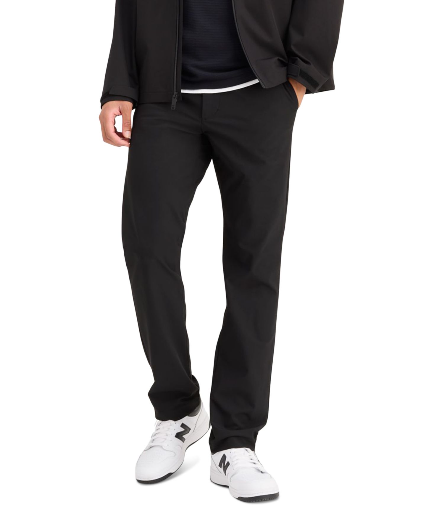 Мужские брюки Dockers Go Airweave Slim Fit Chino, цвет: Чёрный — фото 1