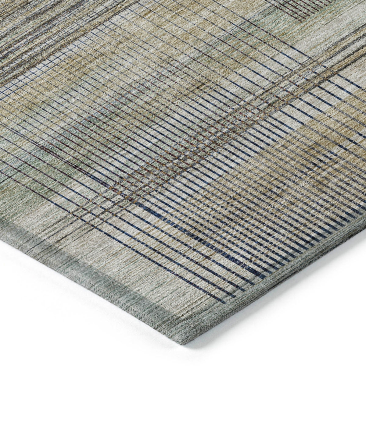 Addison Chantille Acn819 8'x10' Area Rug In Khaki