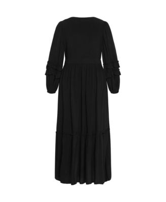 Plus Size Malia Plain Maxi Dress