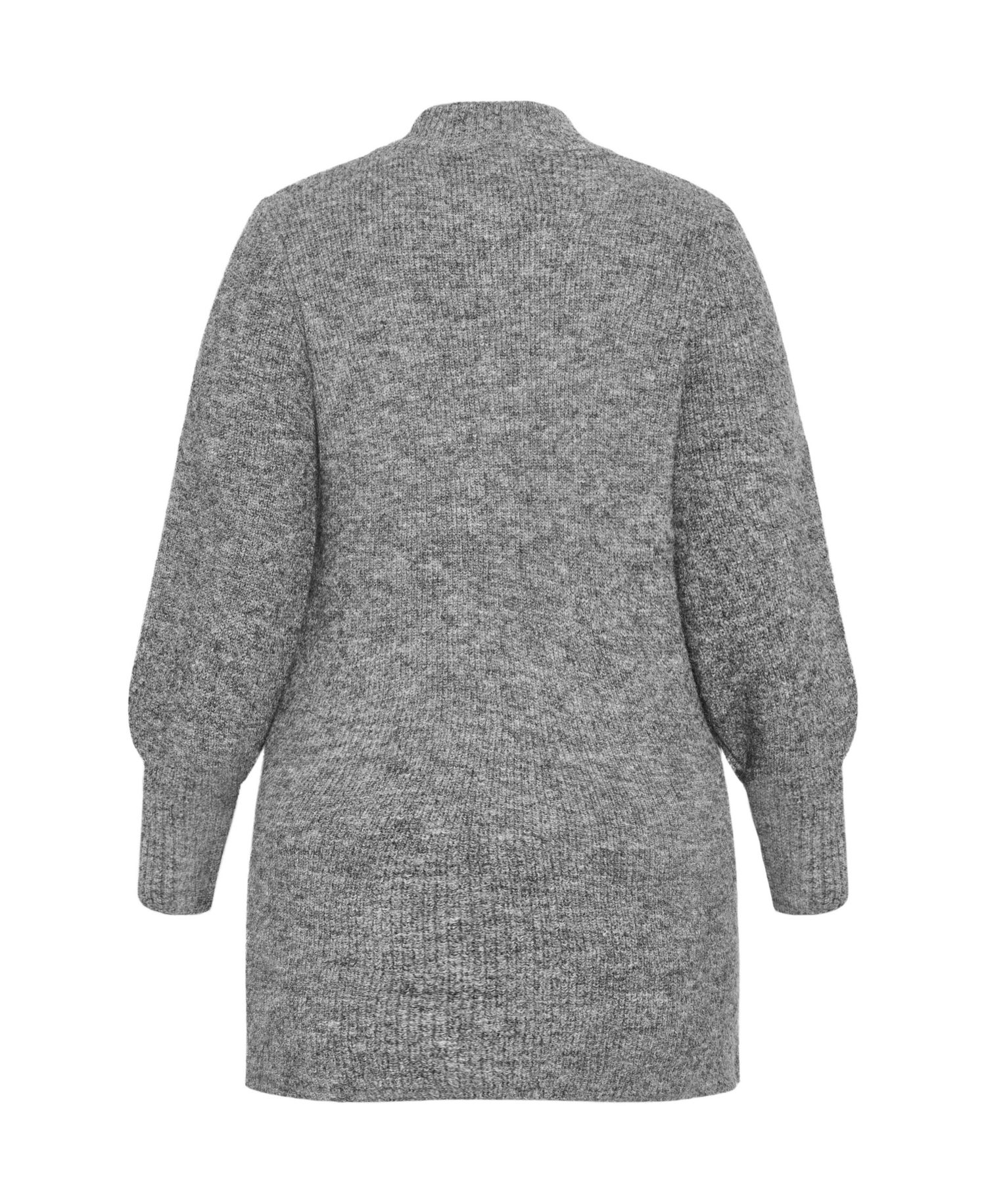 Plus Size Longline Split Sweater