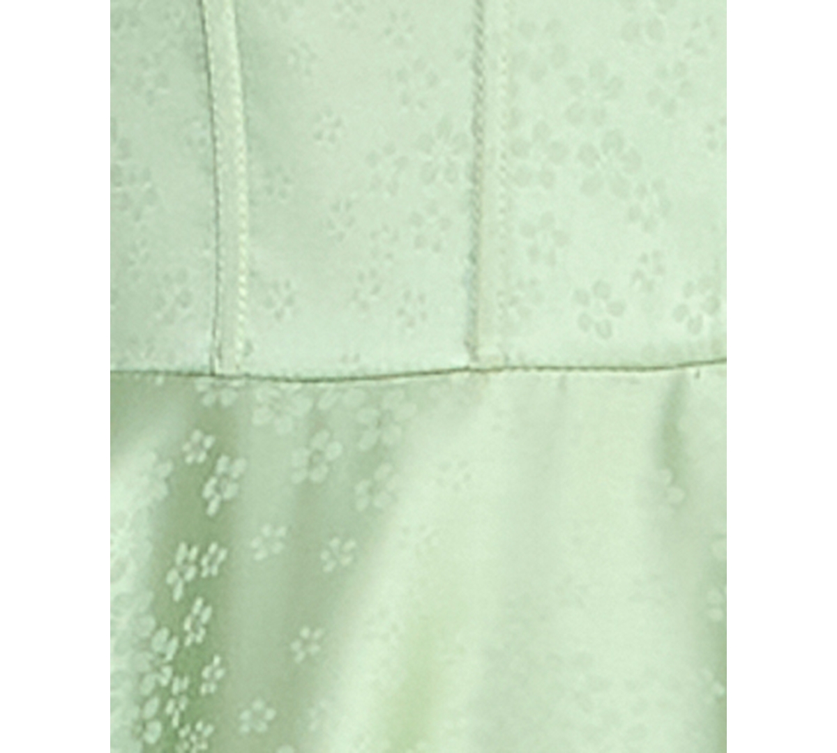 B Darlin Juniors' Satin Sweetheart Ruffle-strap Gown, Created For Macy's In Sage