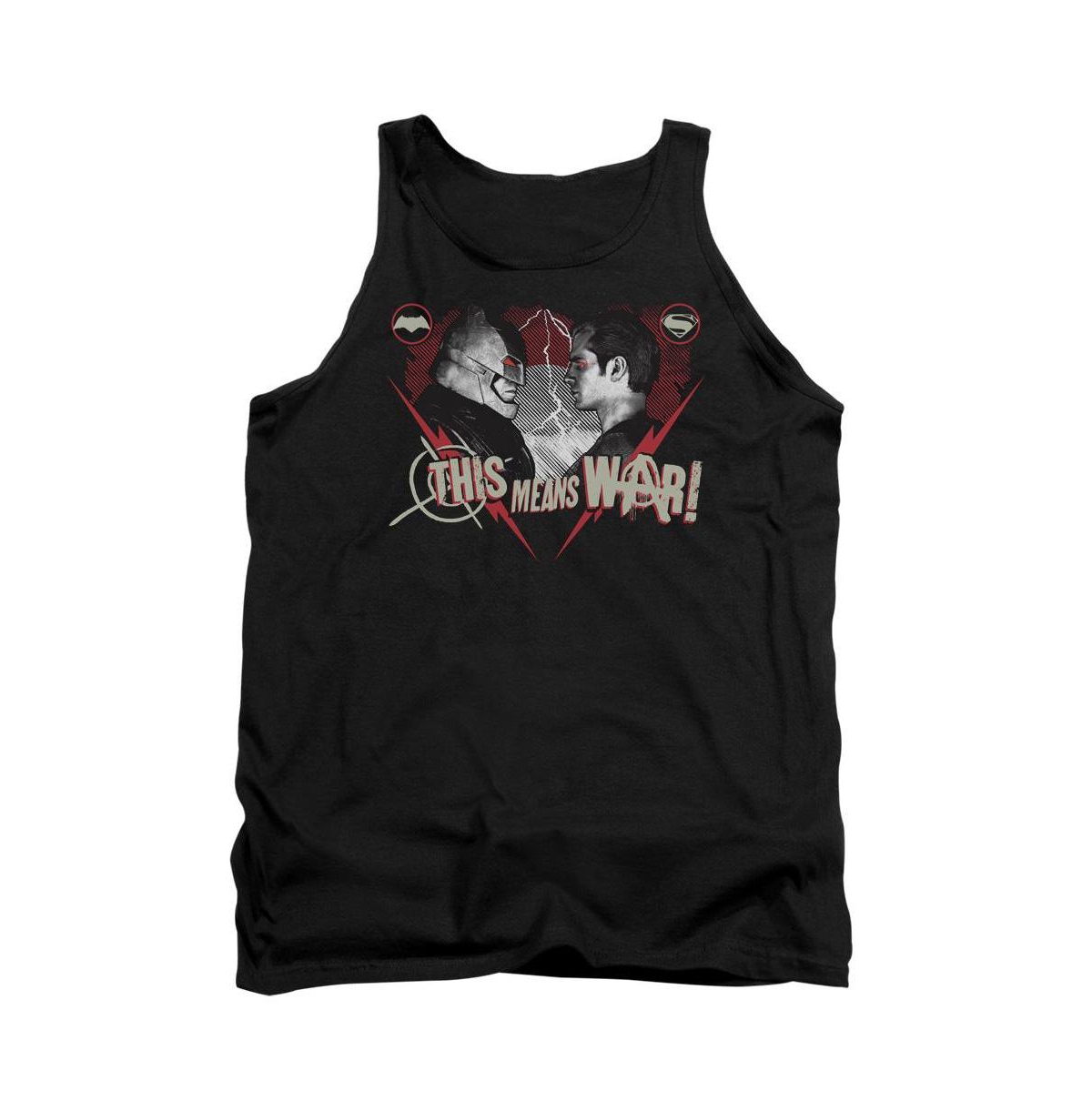 Men's This Means War Adult Tank Top - Black