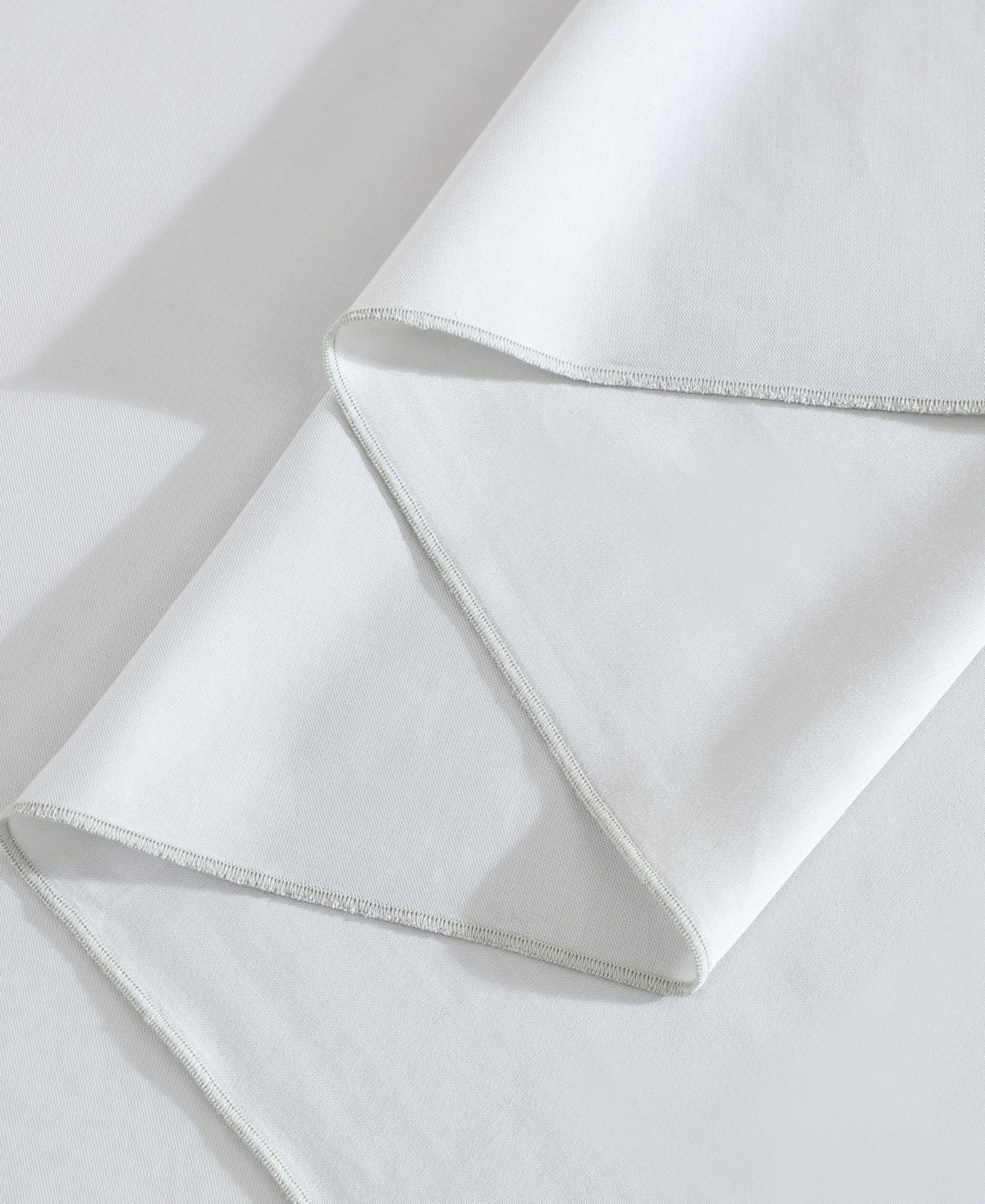 Calvin Klein Pearl Edge 300 Thread Count Cotton Sateen 4-pc. Sheet Set, Queen In Gray