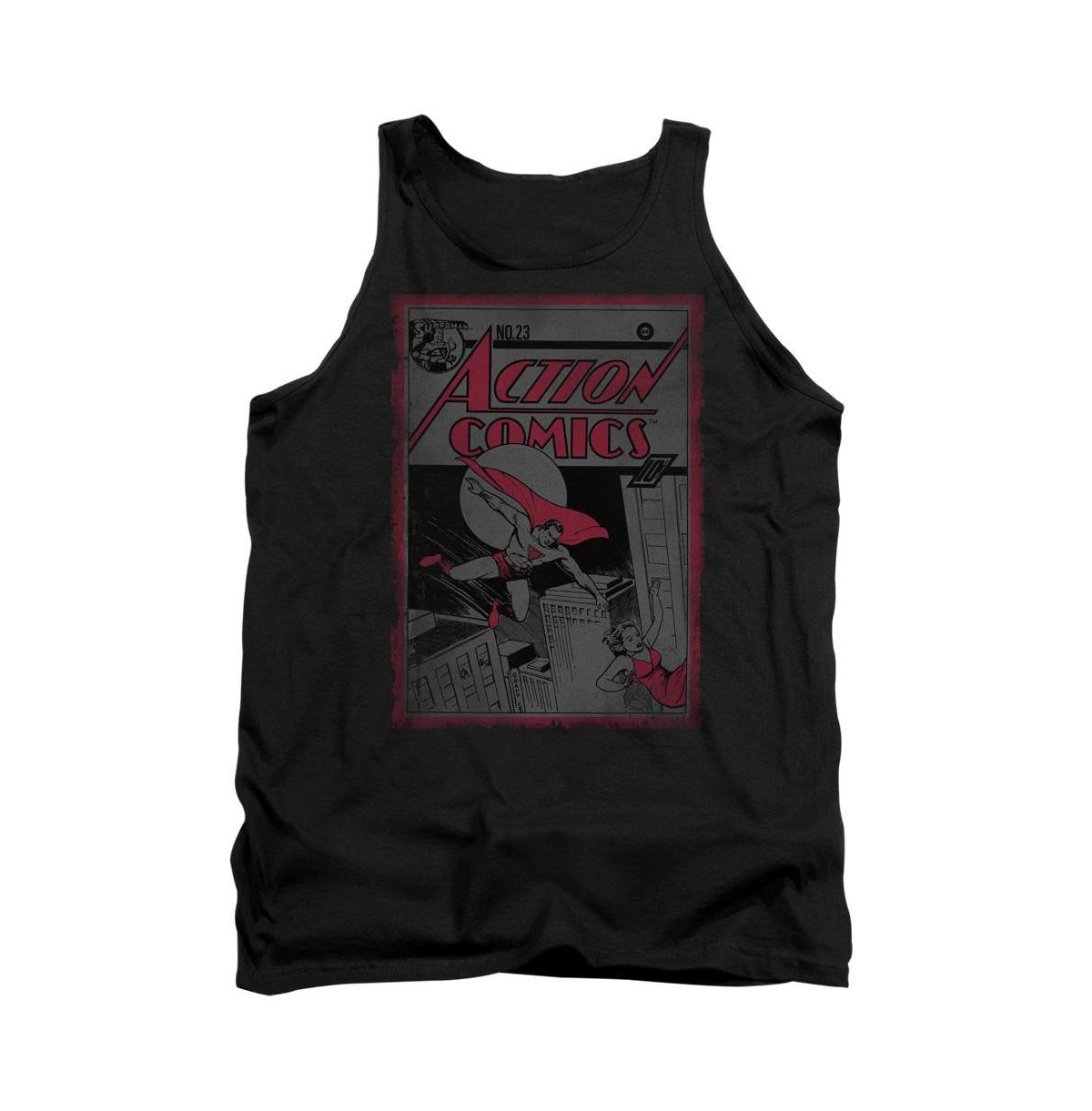 Men's Action Comics 23 Adult Tank Top - Black