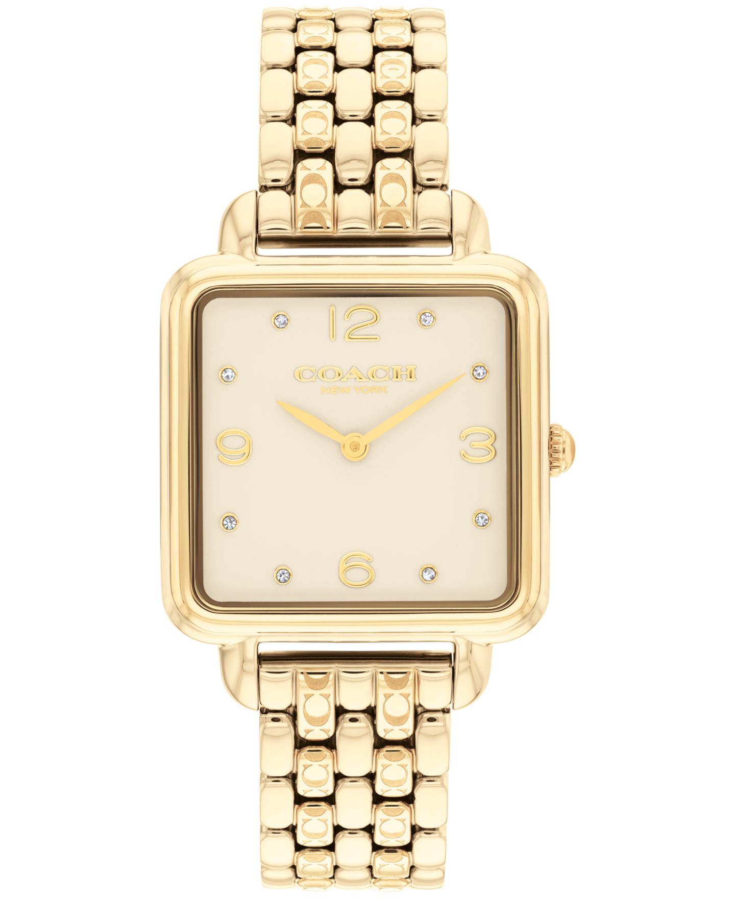 Женские часы COACH Cass Gold-Tone Stainless Steel Bracelet Watch, 28mm — фото 1